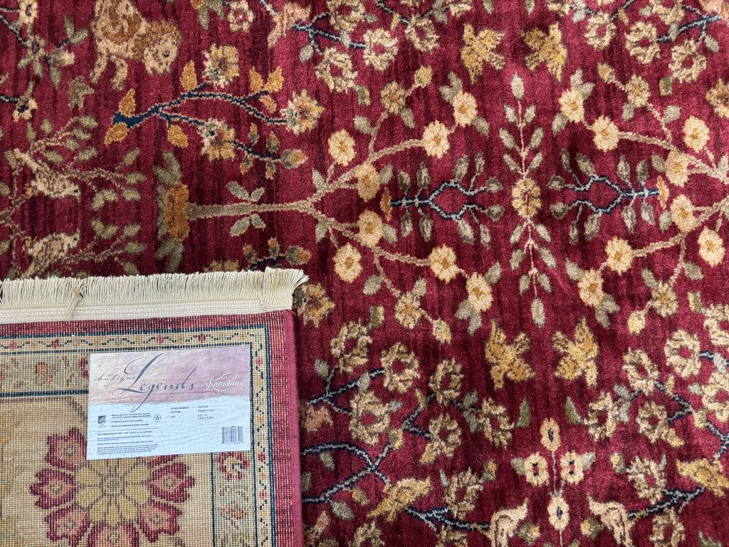 Karastan Rug 8.8 x 10, Antique Legends Emperor's Hunt 2200-204, Wool Vintage Discontinued Karastan