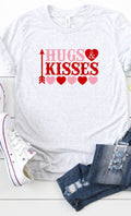 Hugs and Kisses Graphic Tee T-Shirt
