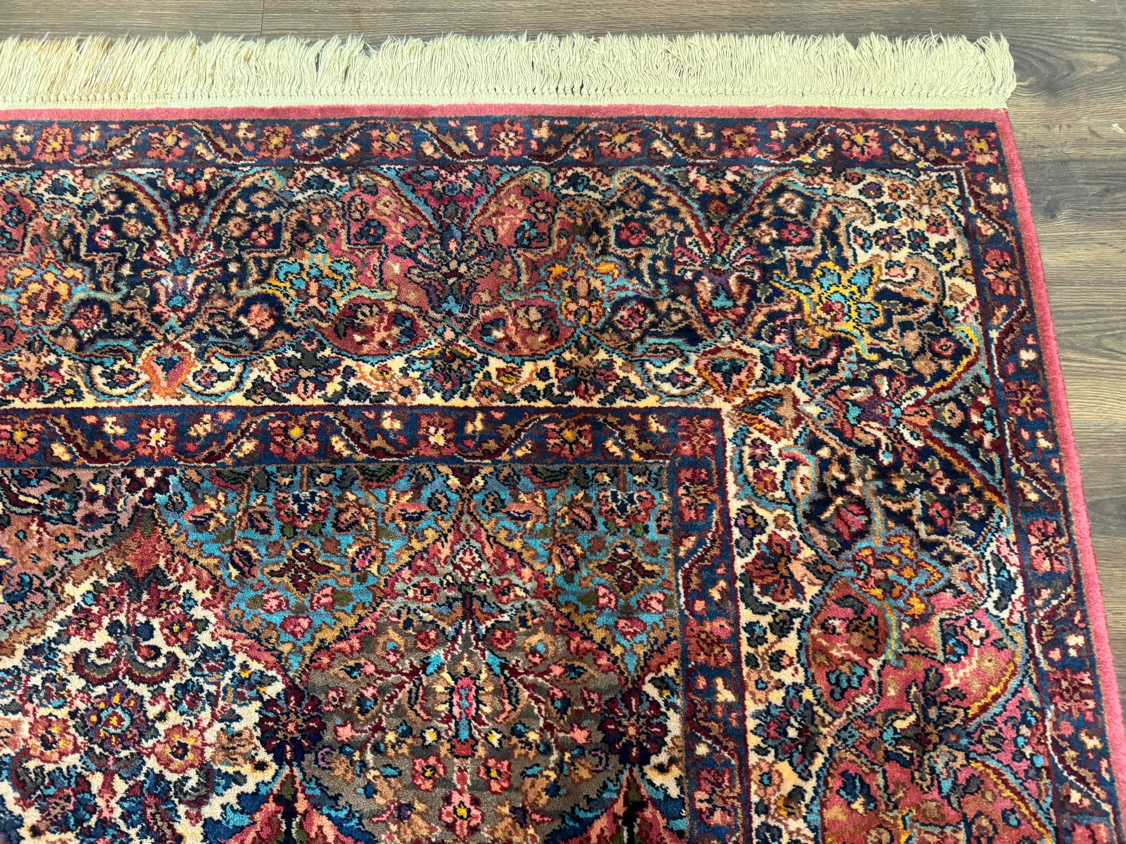 10x18 Karastan Multicolor Panel Kirman Rug #717, Palace Size Wool Discontinued Original 700 Series