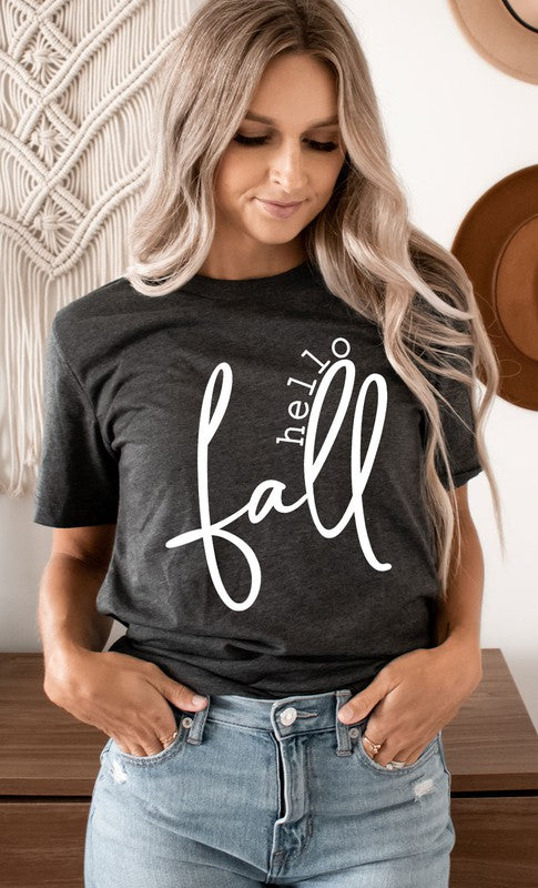 Hello Fall Graphic Tee T-Shirt