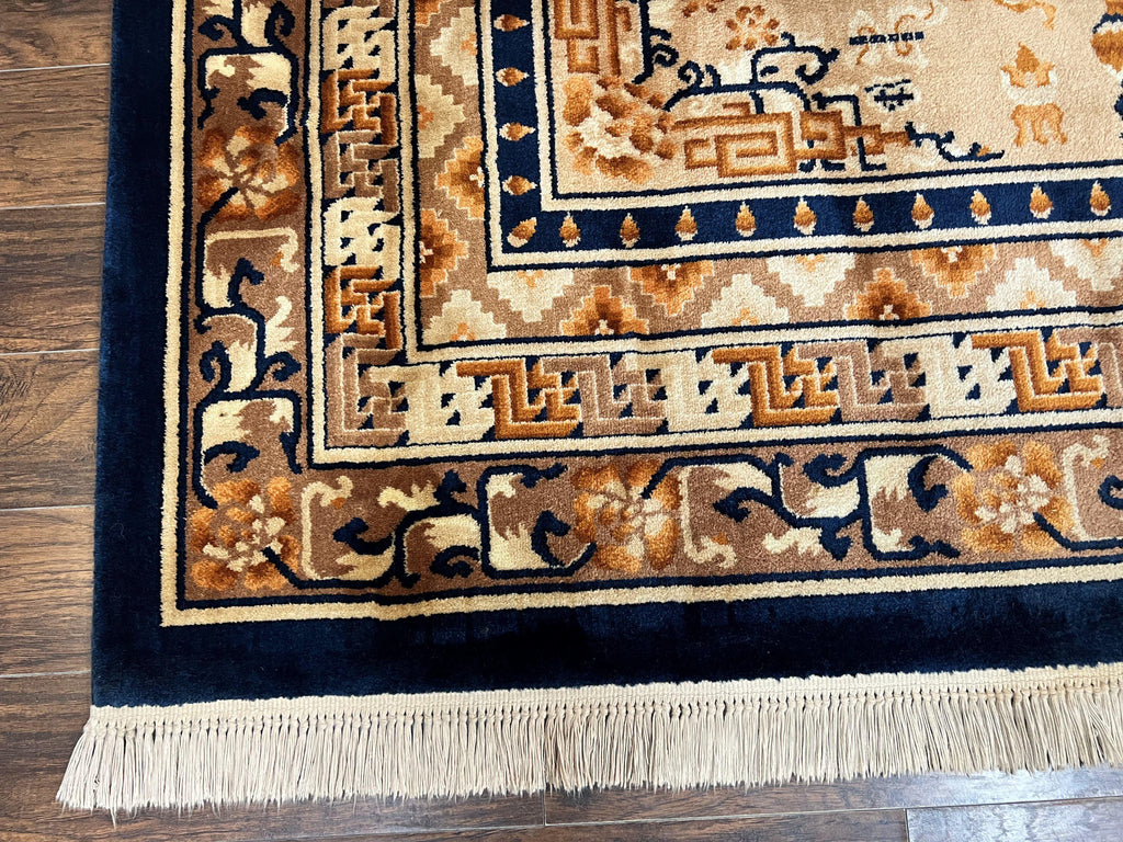 Karastan Rug 8.8 x 12, Cathay Medallion #727, Wool Karastan Carpet, Original Collection 700 Series, Discontinued, Vintage Karastan Area Rug