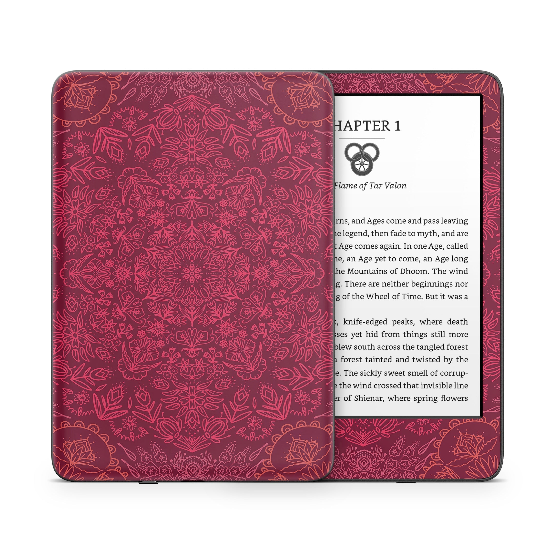 Floral Vortex - Amazon Kindle Skin