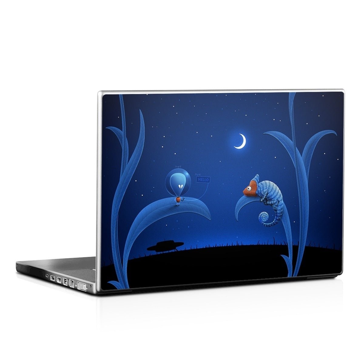 Alien and Chameleon - Laptop Lid Skin