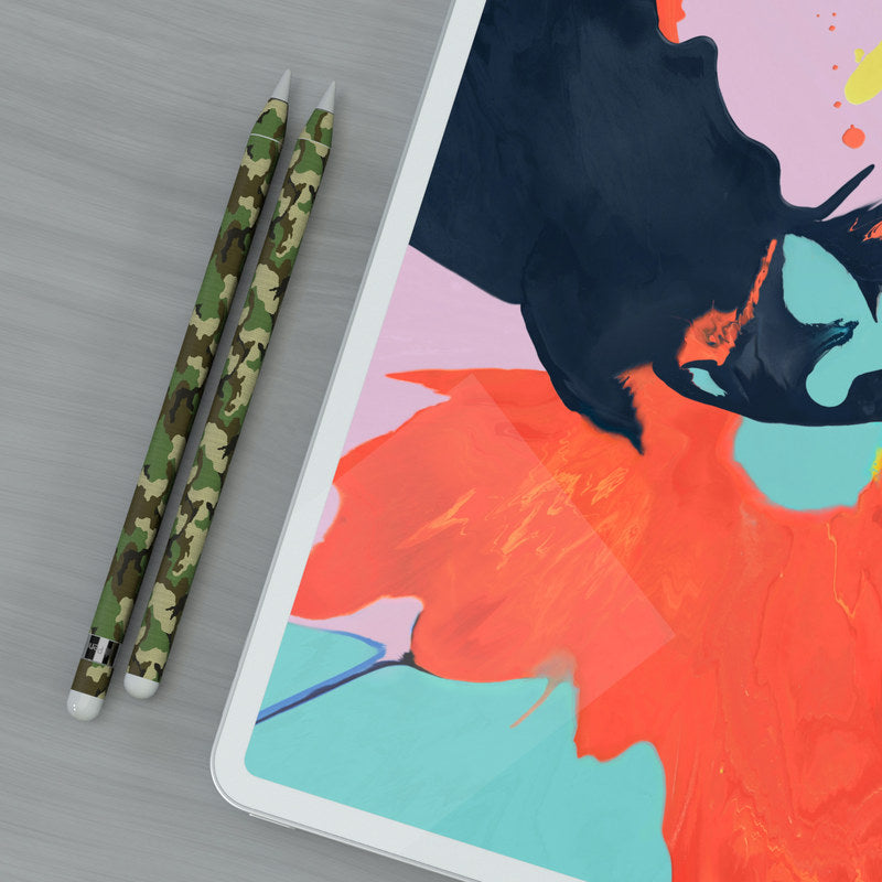 Woodland Camo - Apple Pencil Skin
