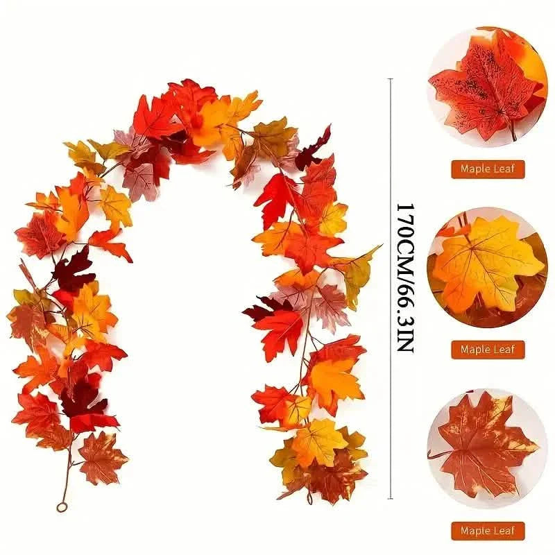 Artificial Maple Leaf Rattan