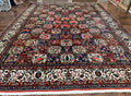 Persian Bakhtiari Rug 10x14, Multicolor Khesti Panel Design
