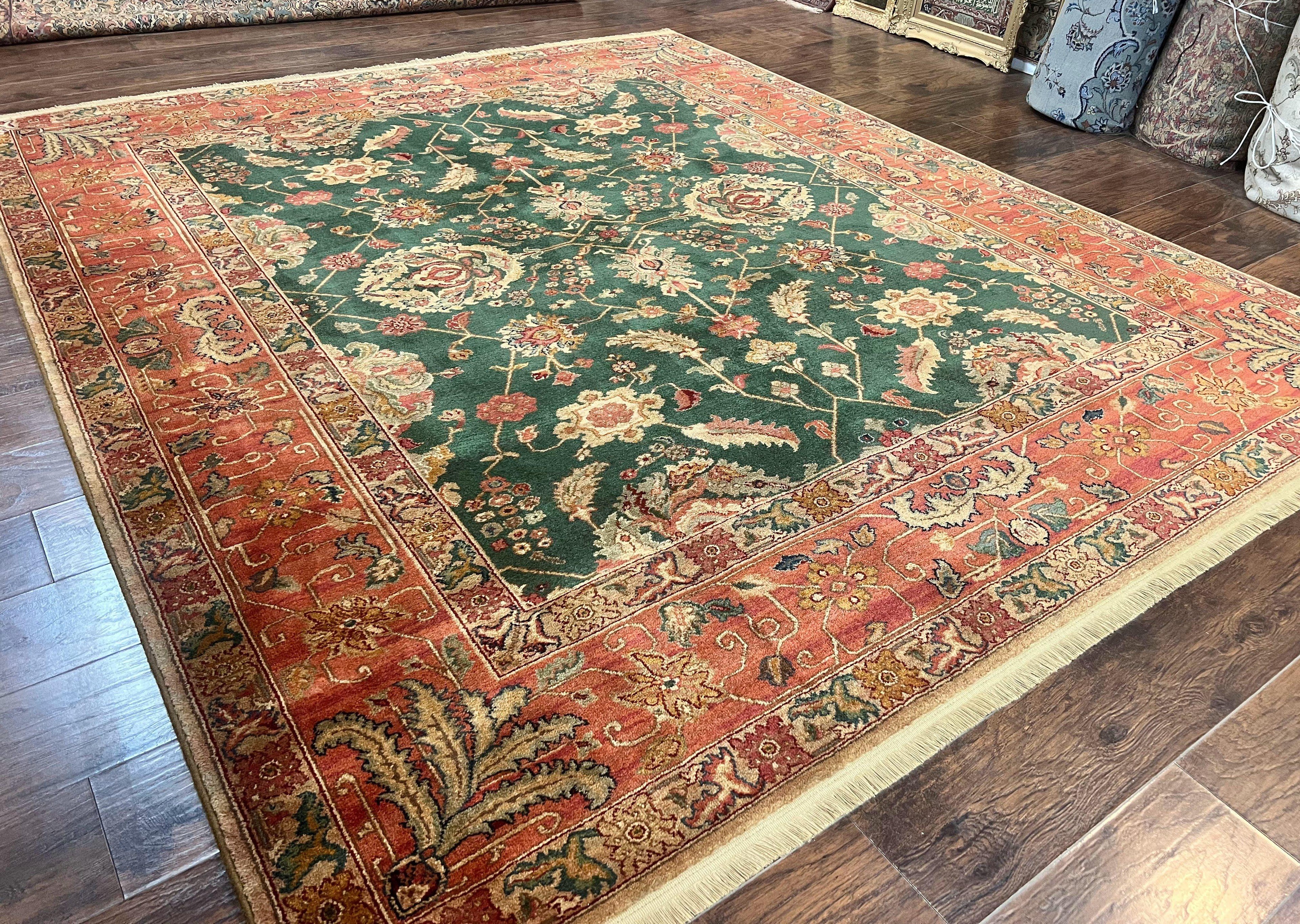 Karastan Rug 8.8 x 10 Samovar Teawash Agra #900-905, Vintage Wool Karastan Area Rug