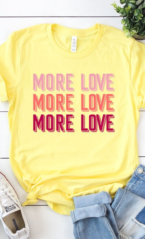 More Love Graphic Tee T-Shirt PLUS