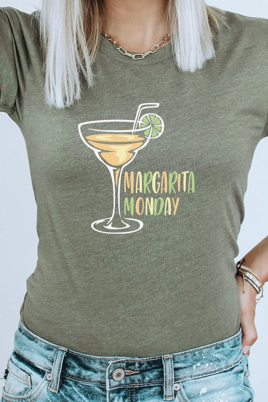 Margarita Monday Party Celebration Graphic Tee T-Shirt