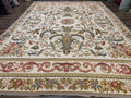 Aubusson Needlepoint Rug 10x14, Elegant European French Carpet, Vintage Carpet