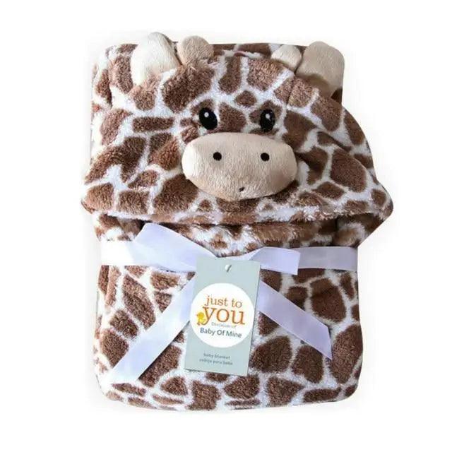 Baby Cartoon Hooded Towel Sleepwear Unique Soft Comfortable Bath Towel Elegant Babies Warm Indoor Cute Bathrobes