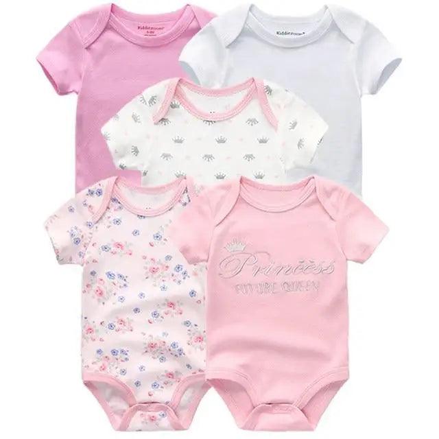 Baby Rompers Short Sleeve 100% Cotton Overalls Newborn Comfortable Clothes Super Soft Stretchable
