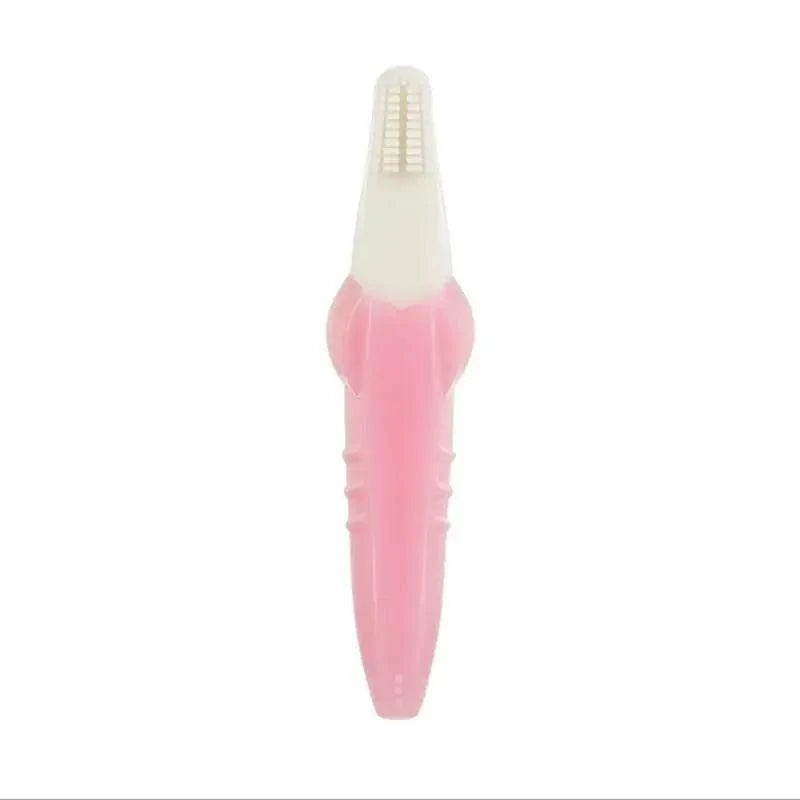 Baby Teether Toys Toddle Safe Banana Teething Ring Silicone Chew Dental Care Toothbrush Nursing Beads Gift For Infant