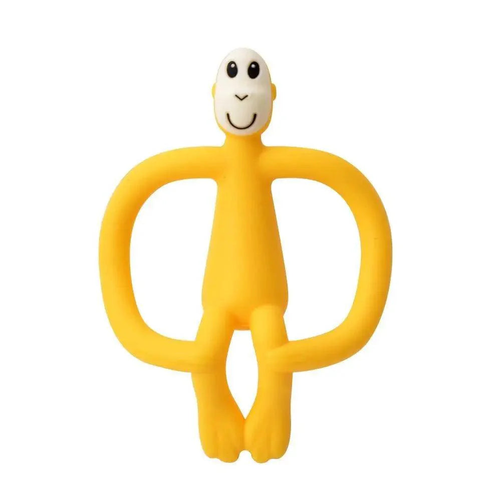 Baby Teether Toys Toddle Safe Banana Teething Ring Silicone Chew Dental Care Toothbrush Nursing Beads Gift For Infant
