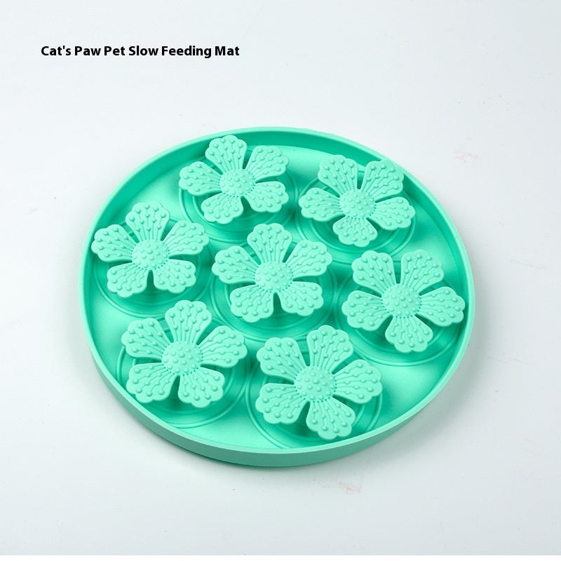 Pet Licking Pad Snack Pad Dog Tableware Suction Cup Silicone Food Bowl