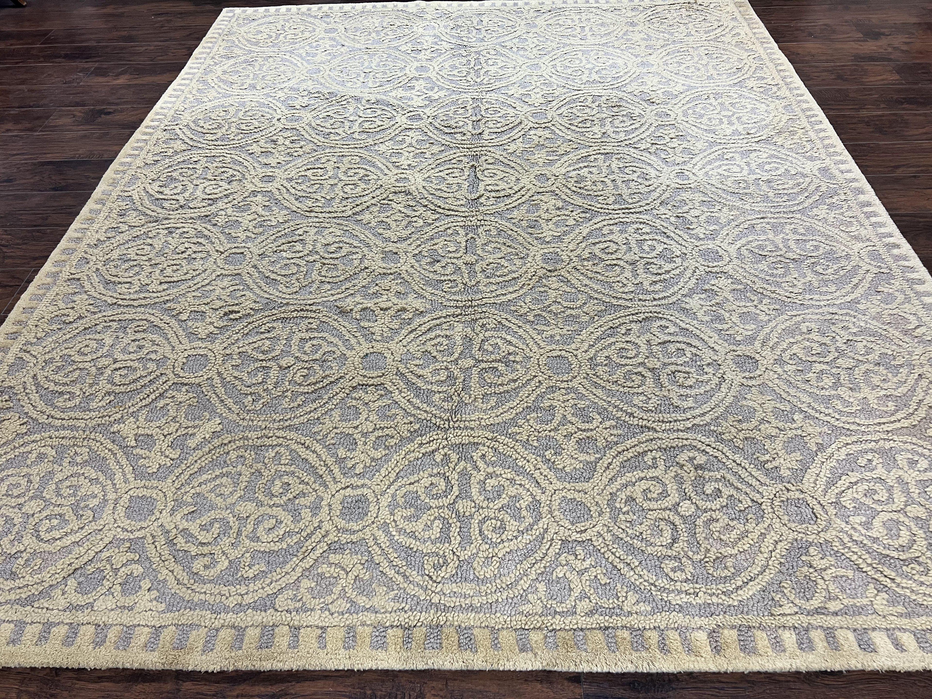 Safavieh Rug 8x10, Cambridge Rug, Wool Hand Tufted Carpet, Modern Room Sized Wool Pile Area Rug