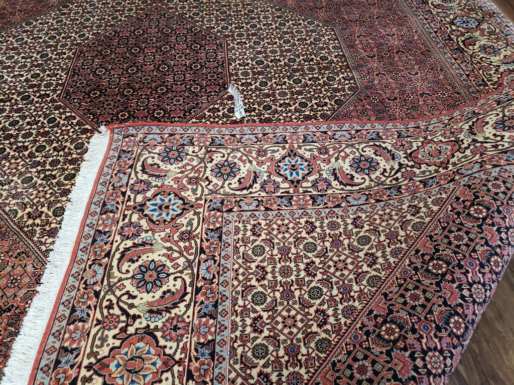 Stunning Persian Bijar Rug 8x11 - Herati Mahi Pattern