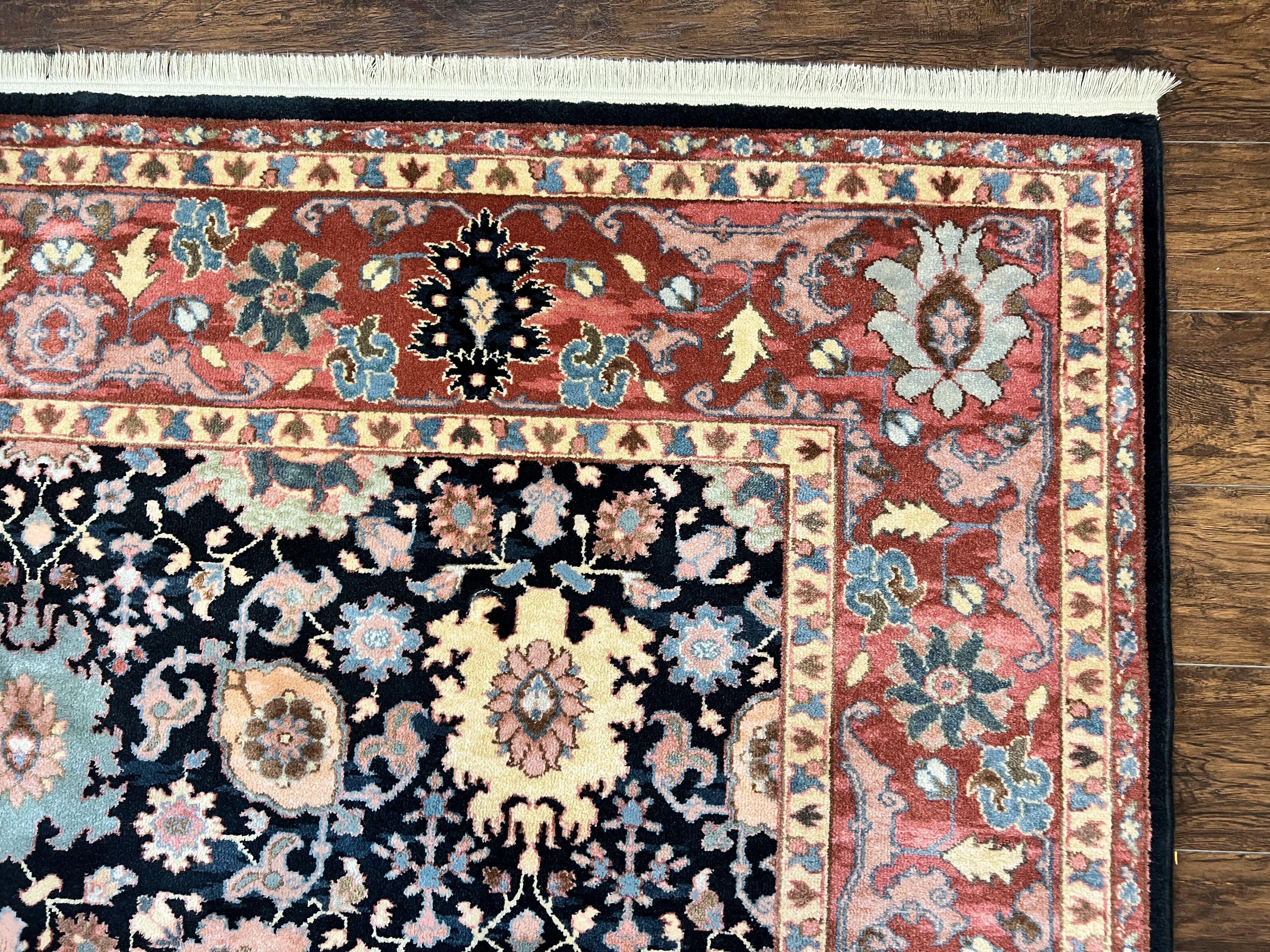 Karastan Rug 8 x 11.7, Karastan Williamsburg Kurdish Pattern 559, Wool Pile Vintage Karastan Carpet, Discontinued, Room SIzed Area Rug