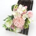 Beautiful Silk Hydrangeas Artificial Wedding Flowers For Bride Hand Silk Blooming Peony Fake Flowers Home Decoration