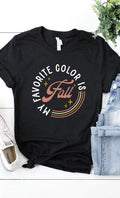 My Favorite Color is Fall PLUS Graphic Tee T-Shirt