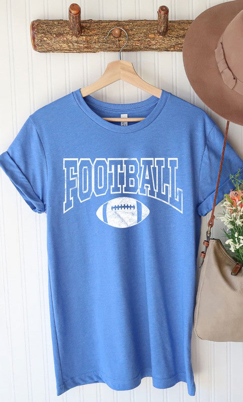 Distressed Football Graphic Tee PLUS
