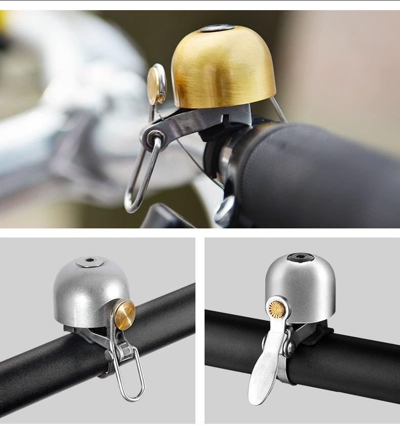 Bicycle Vintage Brass Bell Ring Clear Sound Quality Road Bike Retro Bell Cycling Children Horn Kid Bike Accessories Bike Bell Classic Bicycle Bell For Bike Ring Bell With Loud Sound Bells For Road Mountain Bike