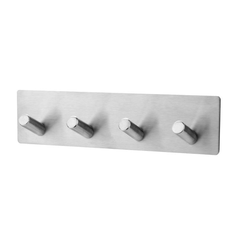 Black Robe Hook Wall Hook Towel Hook for Bathroom Stainless Steel Coat Hook Rustproof Hook Hanger for Kitchen Hardware Stainless Steel Hooks Waterproof and Oilproof Bathroom Kitchen Self Adhesive Hooks for Hanging Coat Hat Towel