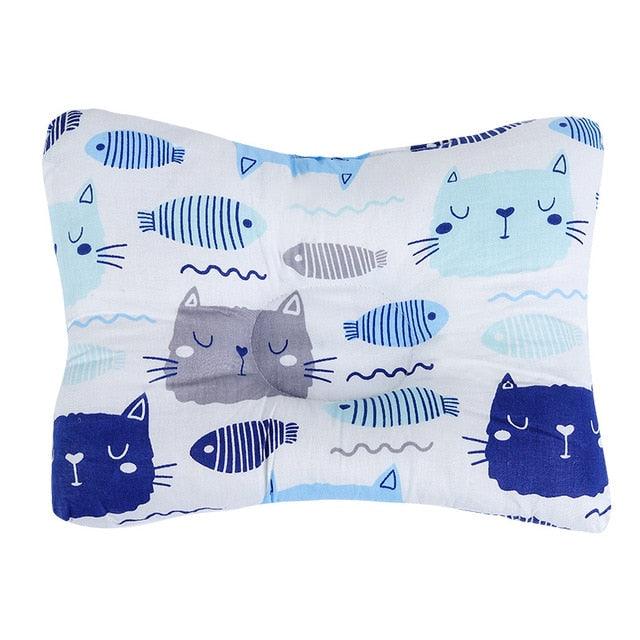 Brand New Baby Pillow Newborn Sleep Support Concave Pillow Toddler Pillow  Cushion Prevent Flat Head Backrest Cushion Anti-head Correction Bed Neck Support Pillows Baby Pillow Baby Bedding Air Mesh Organic Cotton Soft Baby Pillow
