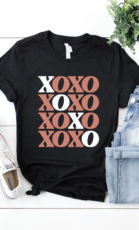 XOXO Repeat Graphic Tee T-Shirt