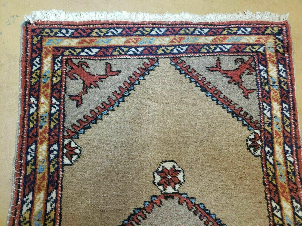 Persian Sarab Runner 2 x 11, Antique Tribal Persian Runner Rug