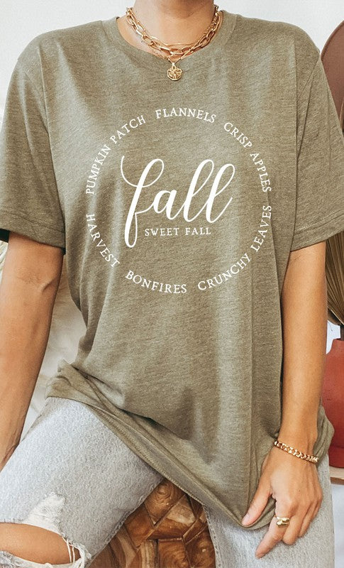 Fall Favorites Circle PLUS Graphic Tee T-Shirt