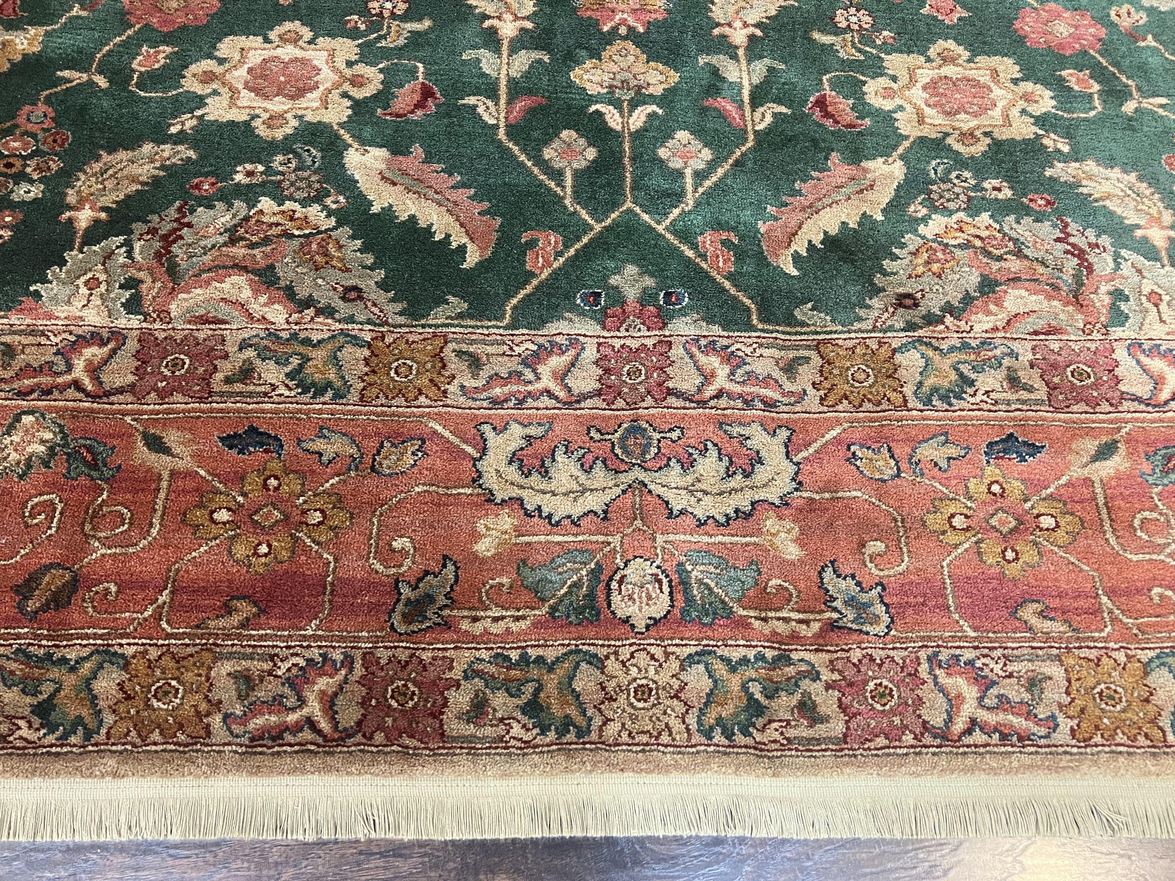 Karastan Rug 8.8 x 10 Samovar Teawash Agra #900-905, Vintage Wool Karastan Area Rug