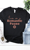 Romantic Pause Graphic Tee T-Shirt PLUS