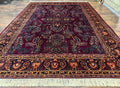Antique Karastan Rug 8.6 x 12, Wool Pile, Vintage Discontinued Karastan Sarouk Lanamar