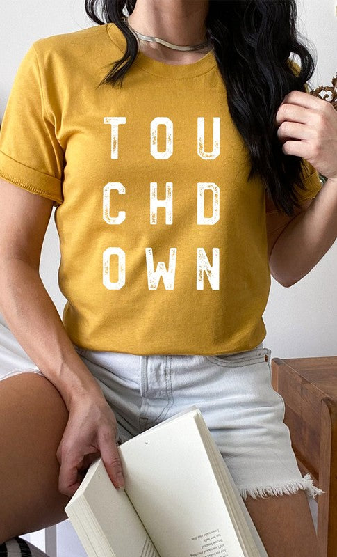 Retro Touchdown Graphic Tee T-Shirt PLUS