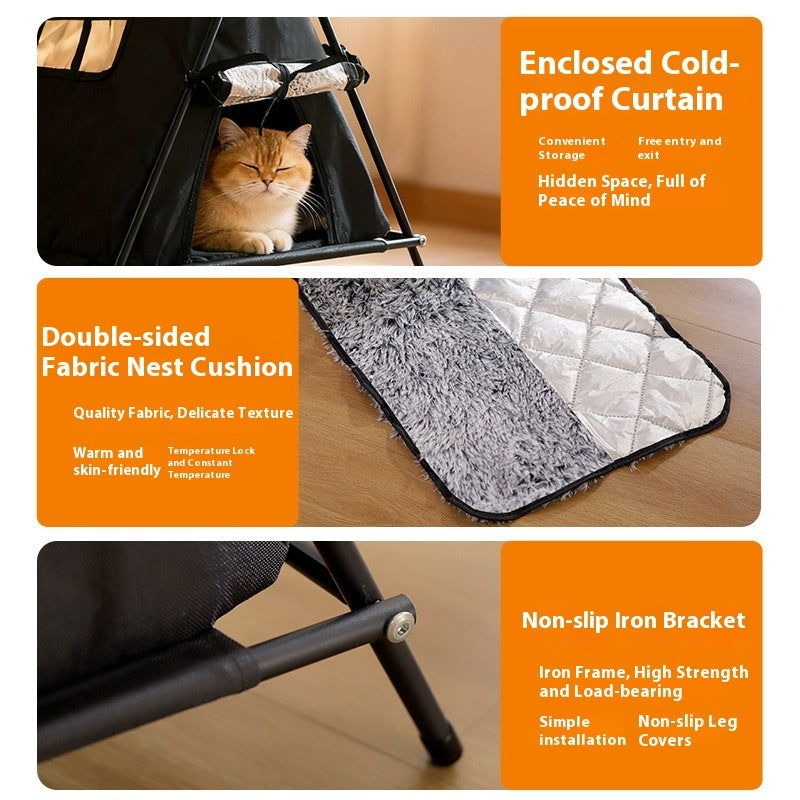Cat Nest Winter Warm Outdoor Four Seasons Universal Long-lasting Lock Temperature