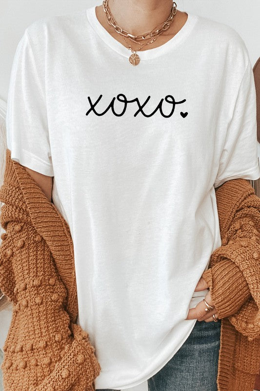 XOXO Heart Lover Valentines Day PLUS SIZE Tee T-Shirt