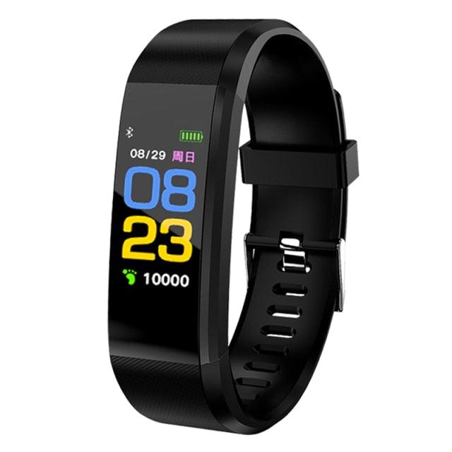 Childrens Sports Watch LED Display Touch Color Screen Top Electronic Watch Waterproof Heart Rate Pedometer Fitness Tracker Heart Rate Sleep And Stress Monitoring Water Resistant Fitness Watch