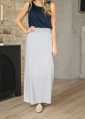 Clarise Striped Premium Knit Maxi Skirt - FINAL SALE