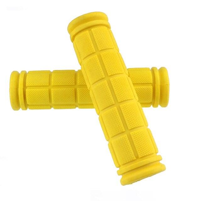 Colorful Cycling Handlebar Cover Bicycle Scooter Handle Bar Rubber Soft Durable Non-Slip End Grip Mountain Road Bicycle Handlebar Grips Specialized Replacement Bike Grips For Beach Scooter Mountain Bicycle