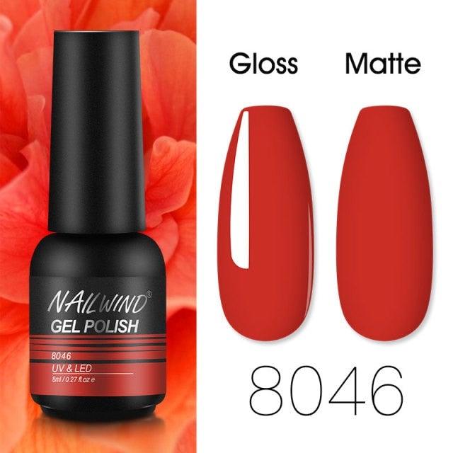 Colorful Glossy Gel Nail Polish 8ml Modern Permanent UV LED Nails Gel Luxury Fashion For Women and Girls Shine Design