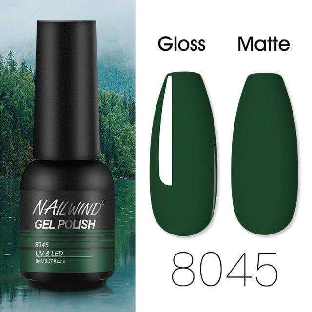 Colorful Glossy Gel Nail Polish 8ml Modern Permanent UV LED Nails Gel Luxury Fashion For Women and Girls Shine Design