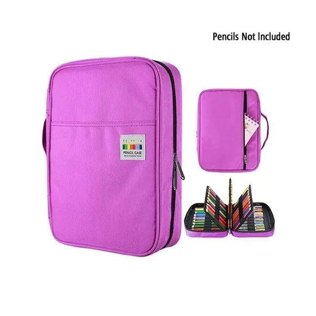 Colorful Large Capacity Pencil Bag Organizer Portable Multilayer Holder  Big Pencil Bag