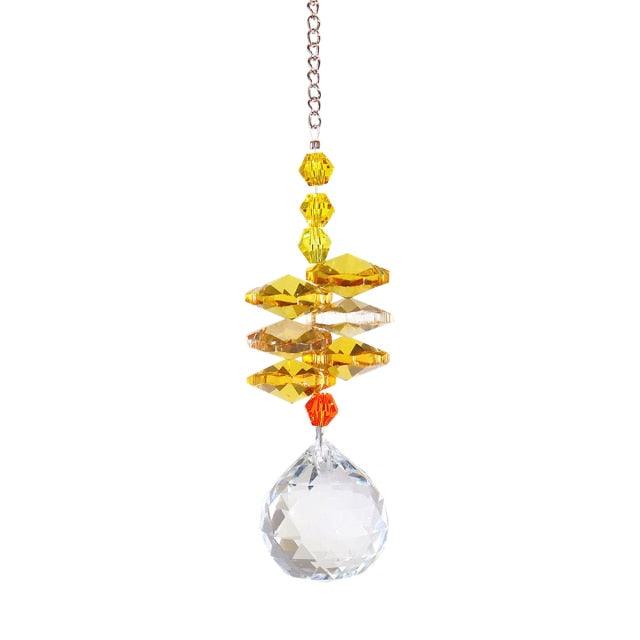 Crystal Garden Sun-catcher Hanging Crystals Prisms Ornament For Window Glass Chandelier Solar Hummingbird Owl Wind Chimes Rainbow Chaser  Garden Hanging  Curtain Pendant Home Decor Gift Boxed Sun Catcher Gift Idea For Mom Friends Grandma Hummingbird