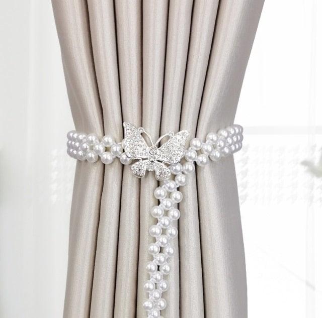 Curtain Tieback High Quality Elastic Holder Hook Buckle Clip Pretty And Fashion Polyester Decorative Home Accessories Modern Simple Style Curtain Tie Backs