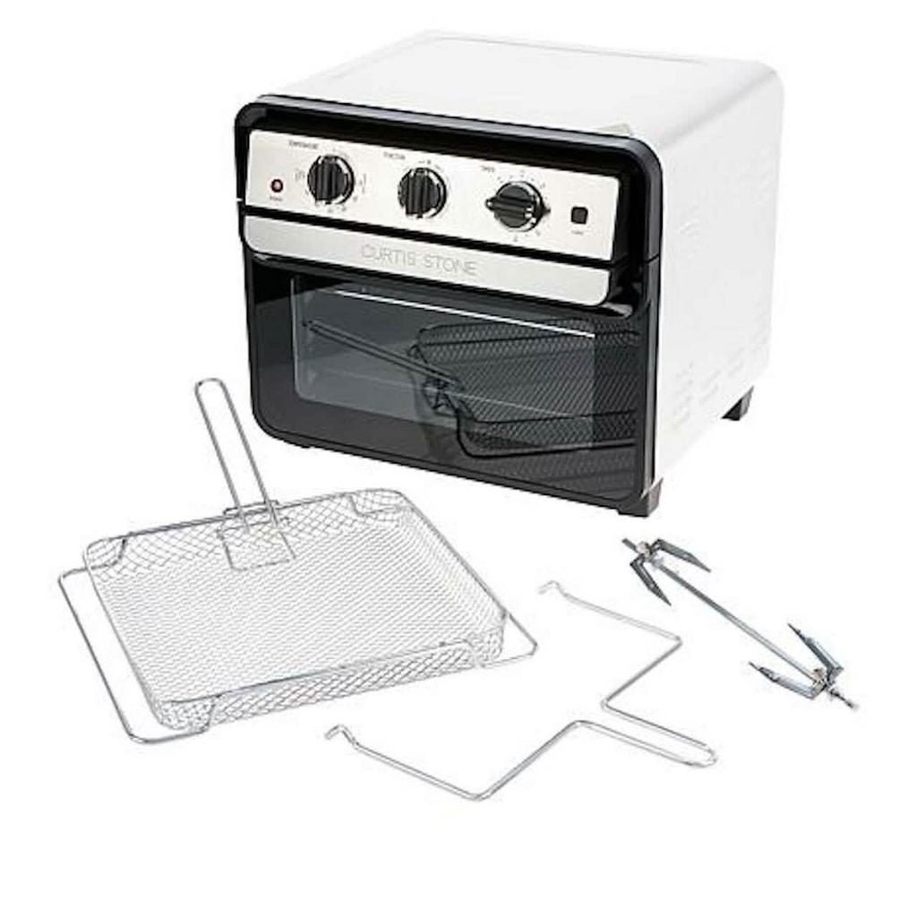 Curtis Stone Dura-Electric 1700-Watt 22L Air Fryer Oven with Rotisserie (Refurbished)