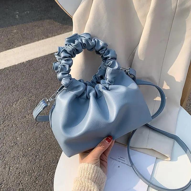 Cute Small Women's Leather Clutches Vintage Style Shoulder Messenger Bags , Handbag And Purses For Women