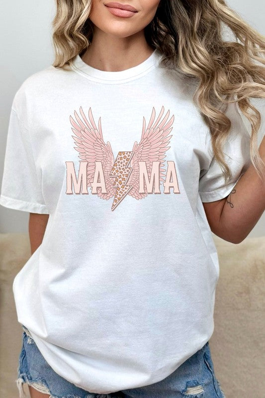 Mama Leopard Lightning Comfort Colors Graphic Tee T-Shirt