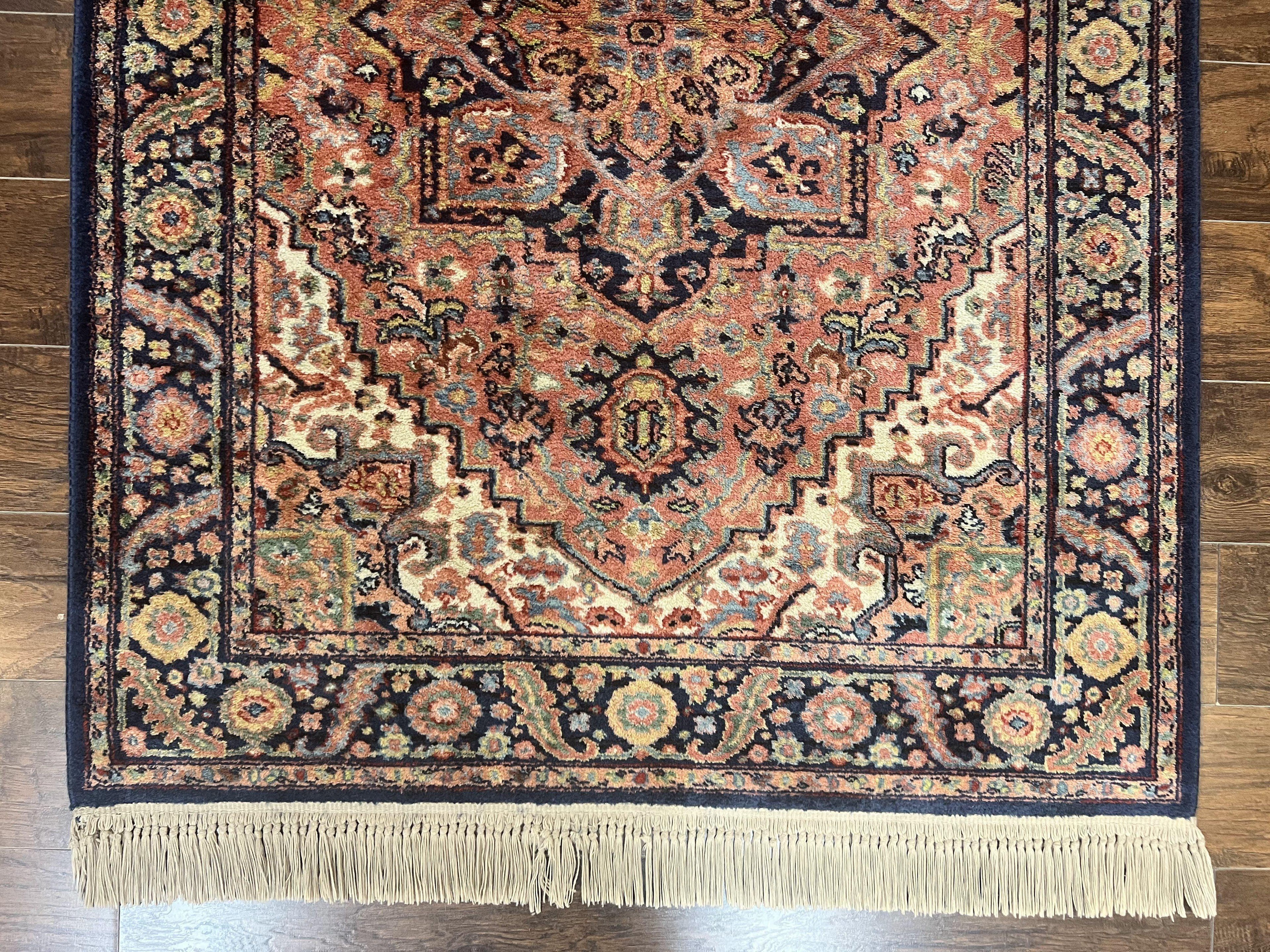 Karastan Rug 4x6, Karastan Heriz #726, Wool Pile Karastan Area Rug, Rare Hard to Find, Original 700 Series Vintage Discontinued Rug