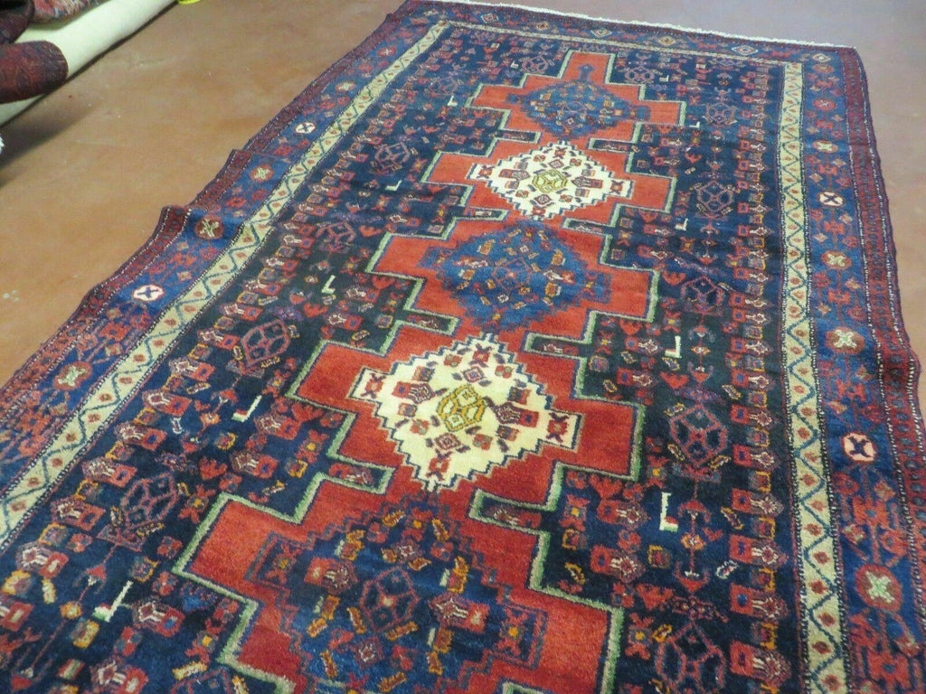 4' X 7' Antique Handmade Turkish Wool Rug Nice # 638